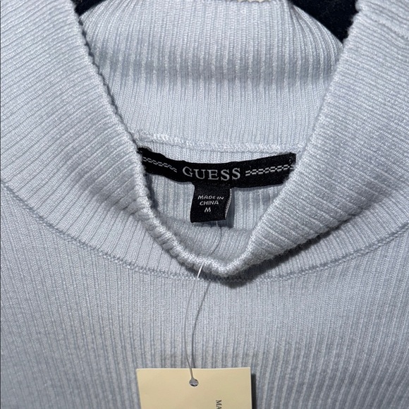 Light Blue Guess Turtleneck Top with Heart Detail 🩵 - Picture 4 of 6